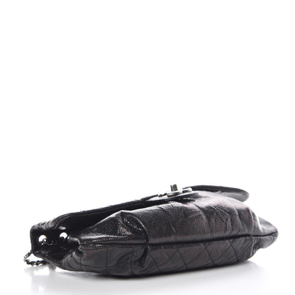 Chanel Caviar Quilted Medium Elastic Flap Black 4 of 10
