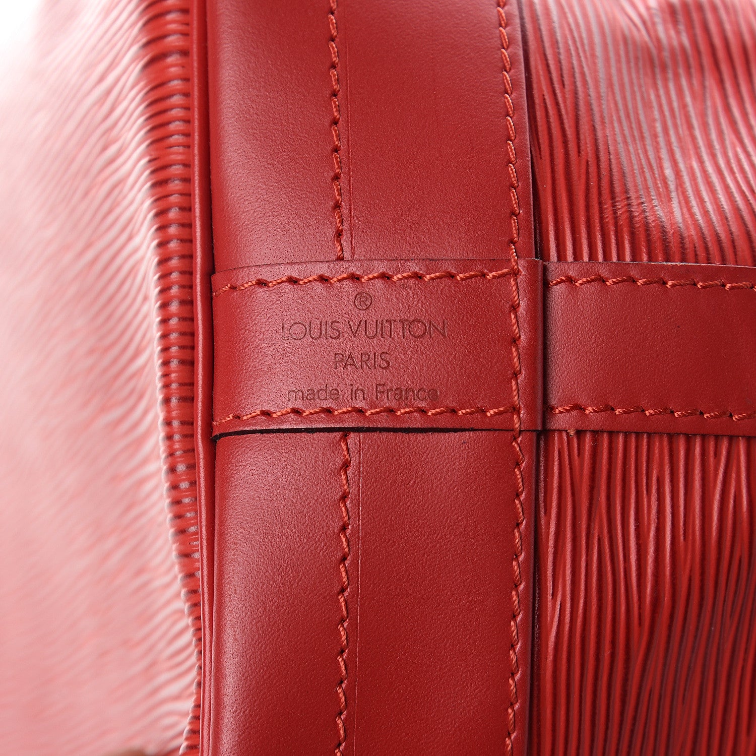 Louis Vuitton Epi Noe Castillan Red 4 of 8