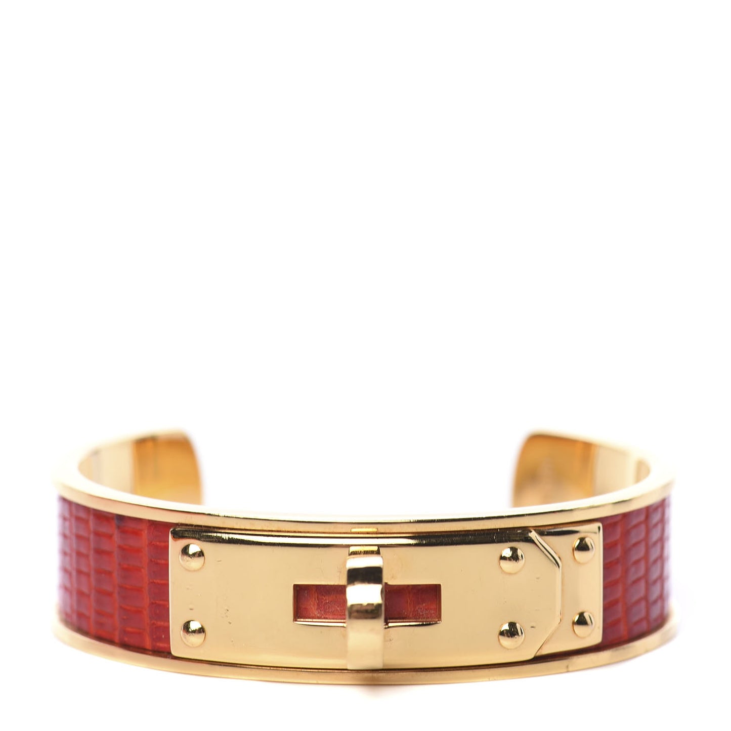 Lizard Kelly Cuff Rouge