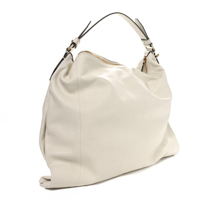 Jimmy Choo Calfskin Ana Hobo Shopping Tote Latte 3 of 9