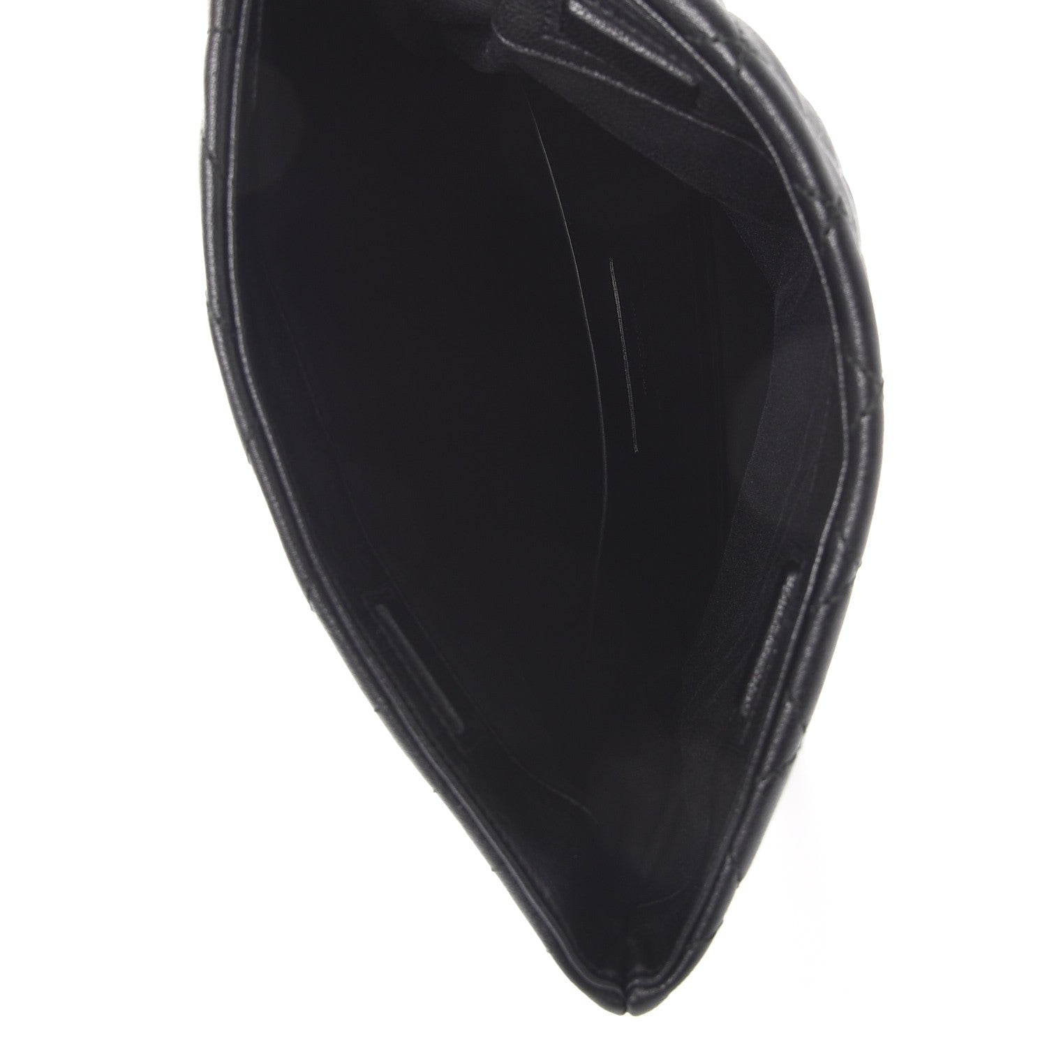 Saint Laurent Calfskin Tri-quilt Monogram West Hollywood Clutch Black 7 of 7