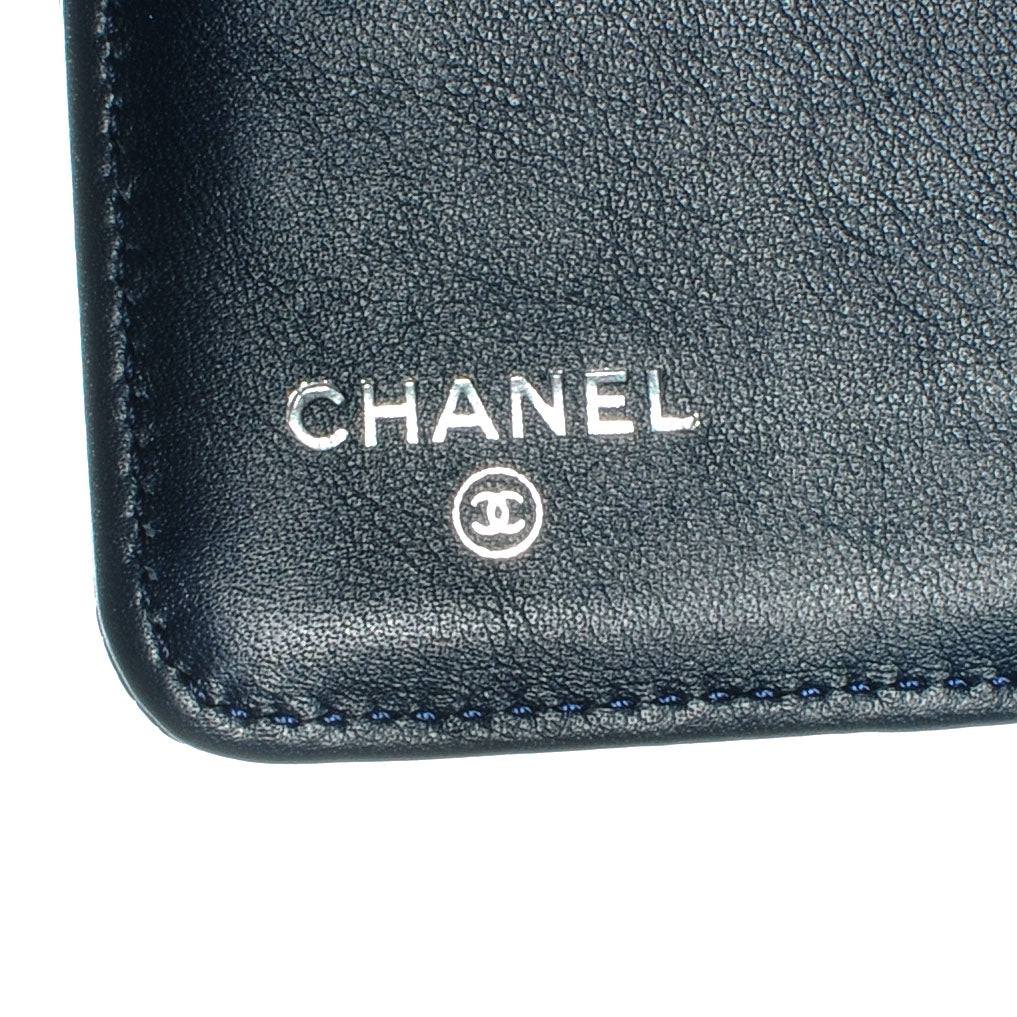 Chanel Caviar CC French Wallet Navy 7 of 9