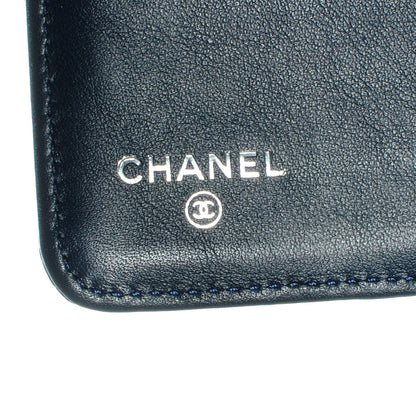 Chanel Caviar CC French Wallet Navy 7 of 9