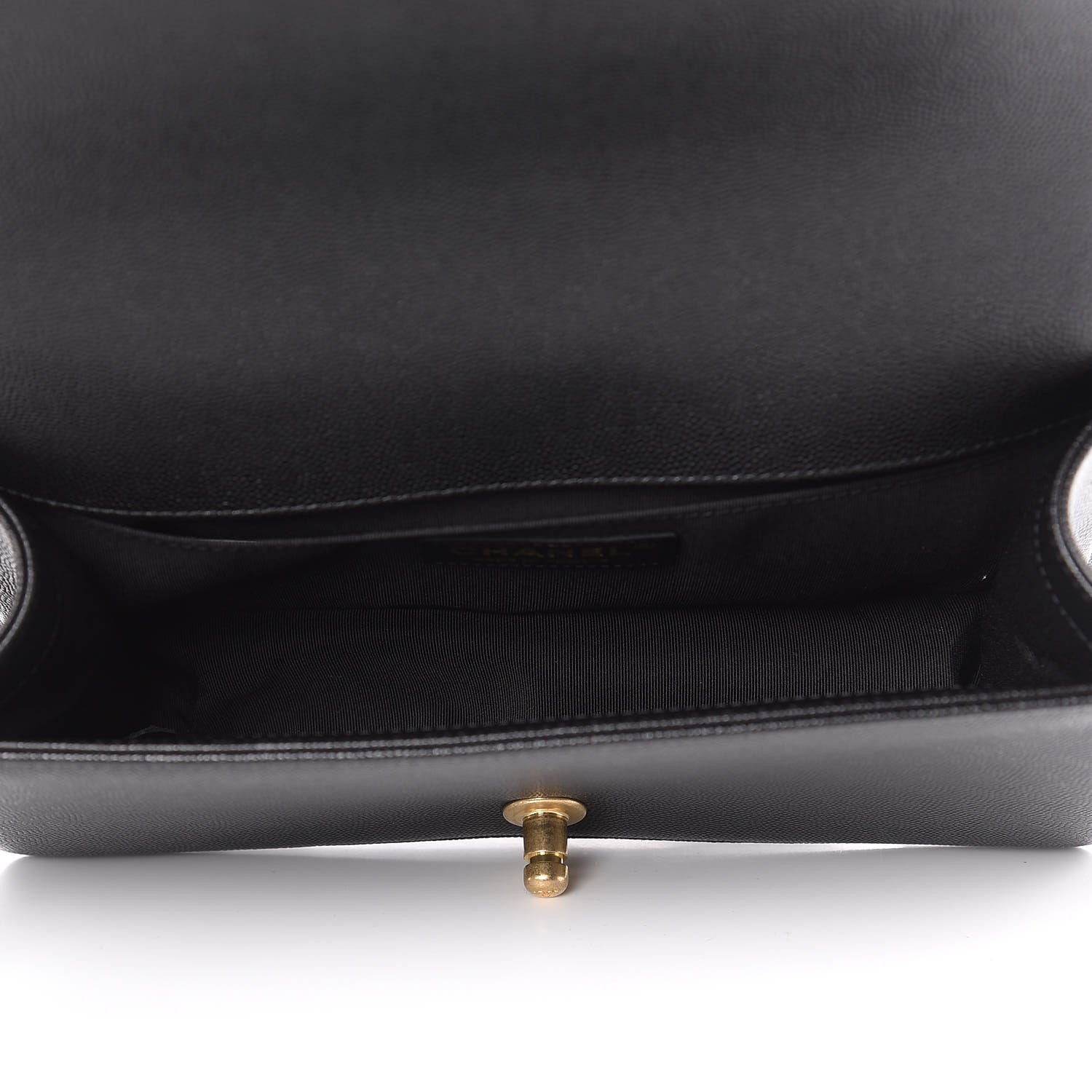 Chanel Caviar Quilted Medium Boy Flap Black 5 of 9