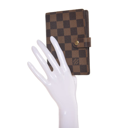 Louis Vuitton Damier Ebene Small Ring Agenda Cover 2 of 8