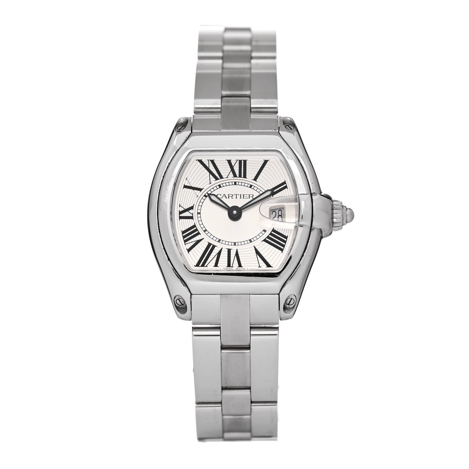 Cartier Stainless Steel 31mm Roadster Quartz Watch 1 of 5