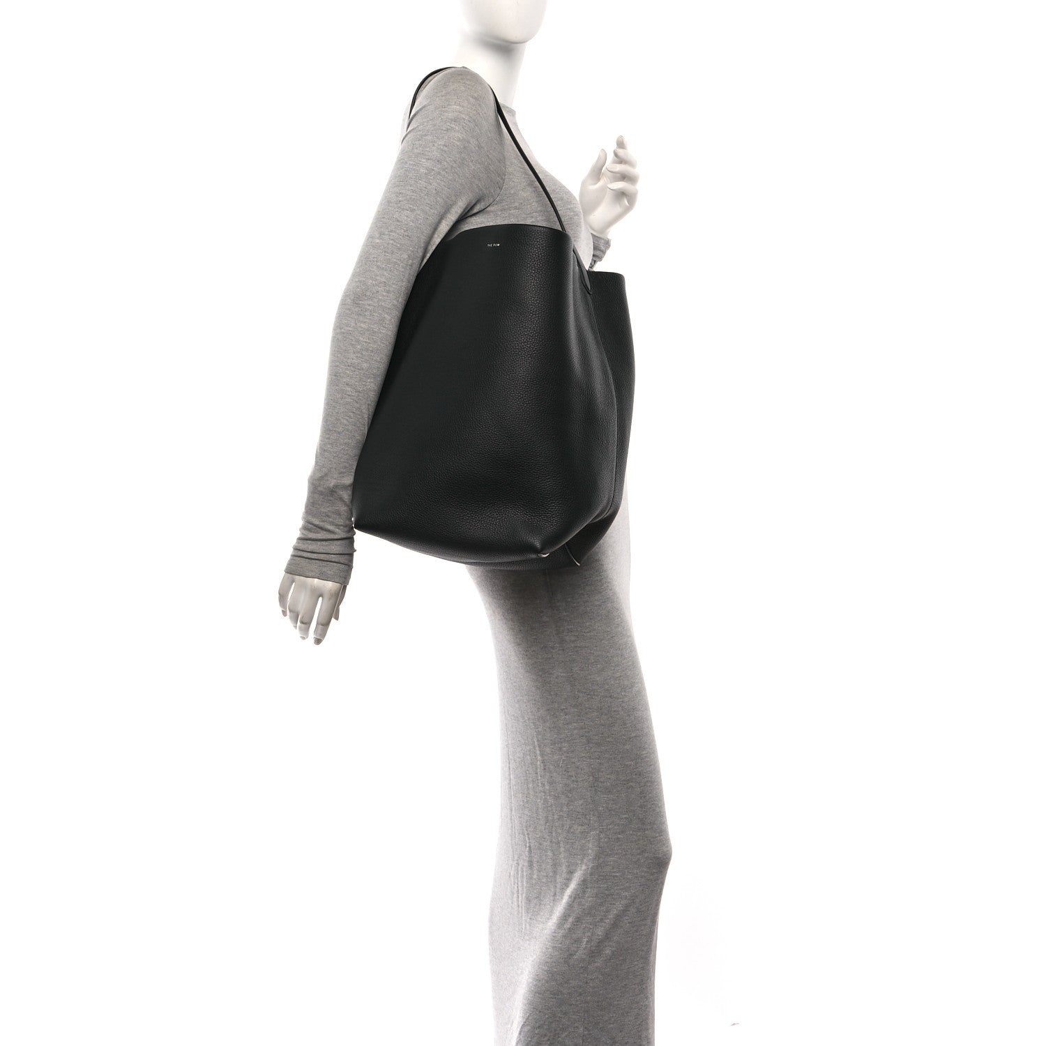 The Row Grained Calfskin Large N/S Park Tote Black 2 of 10