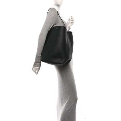 The Row Grained Calfskin Large N/S Park Tote Black 2 of 10