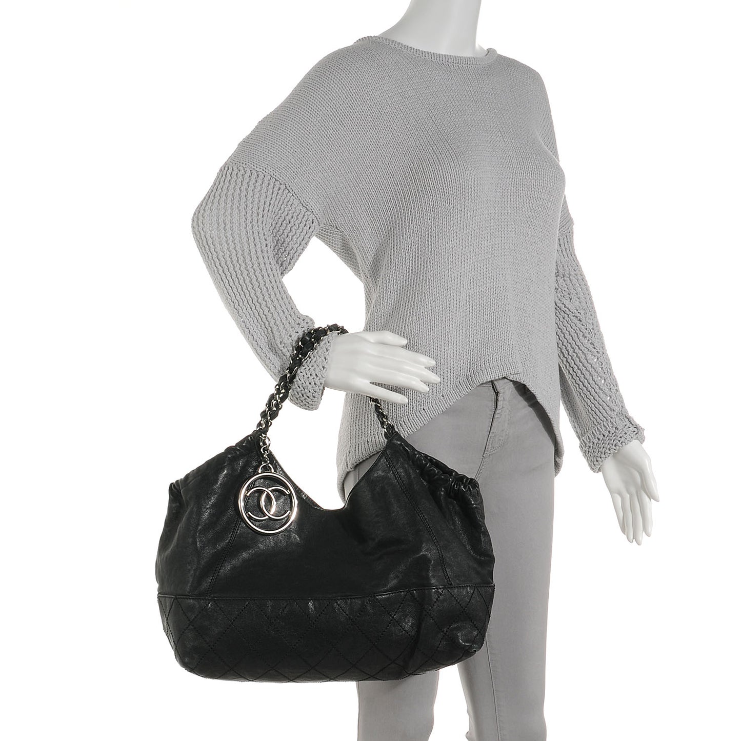 Calfskin Baby Coco Cabas Black