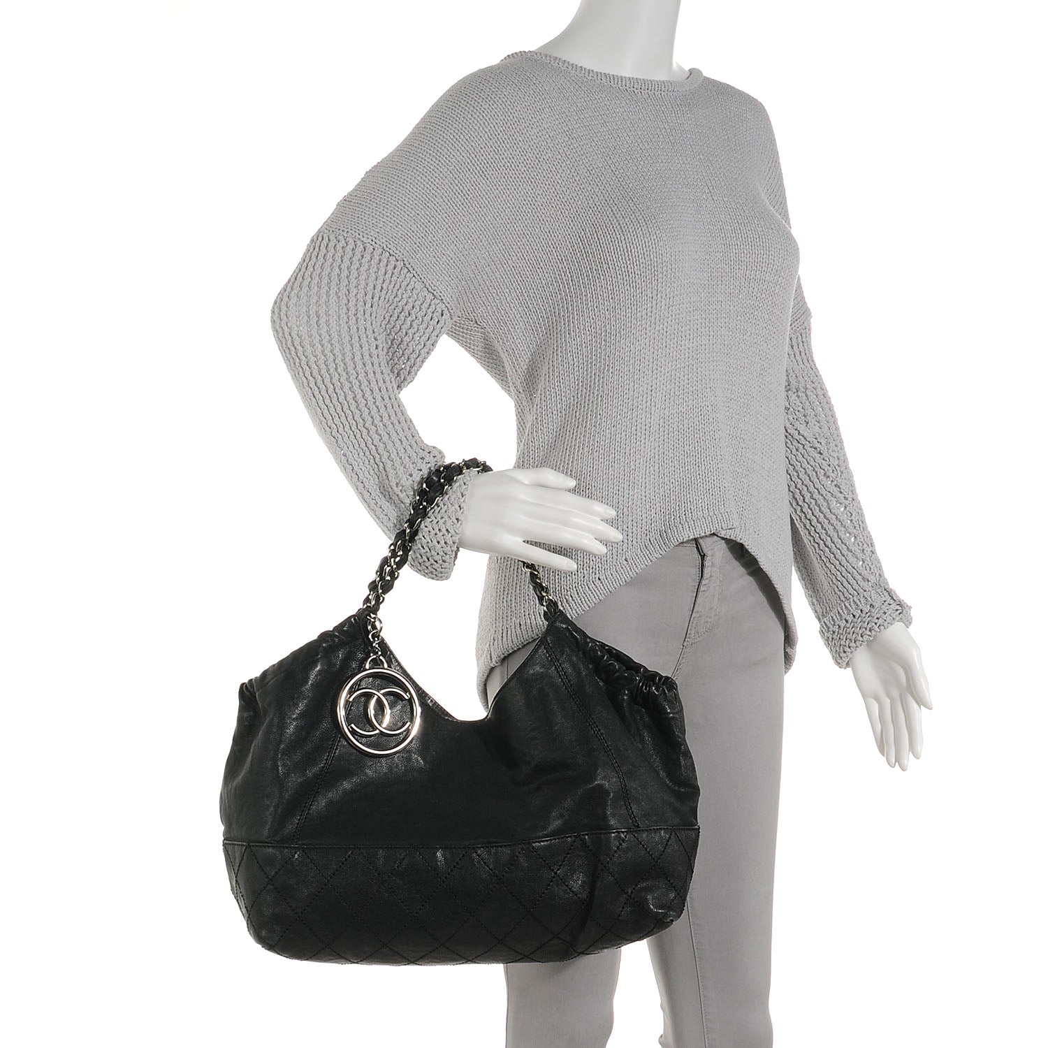 Chanel Calfskin Baby Coco Cabas Black 2 of 10