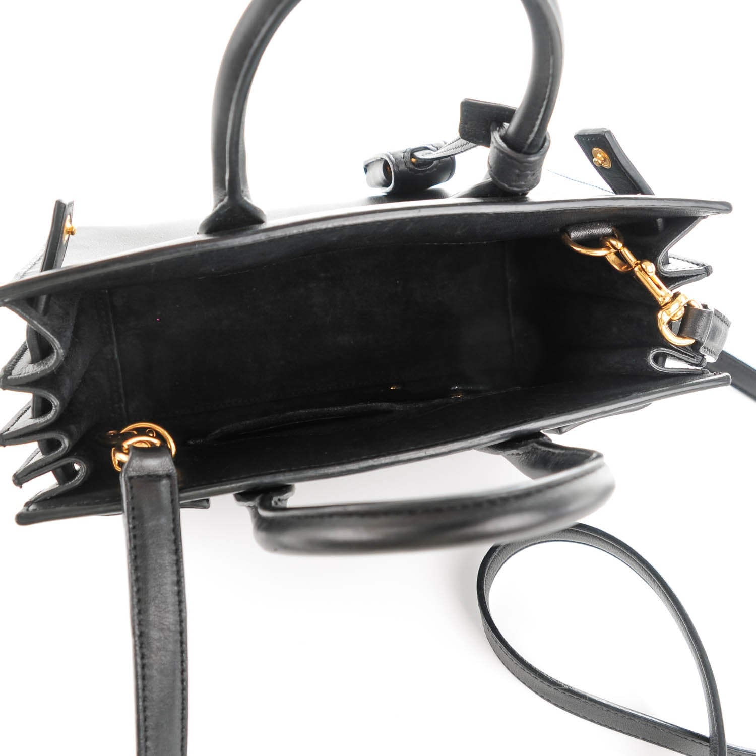 Saint Laurent Calfskin Nano Sac De Jour Black 5 of 8