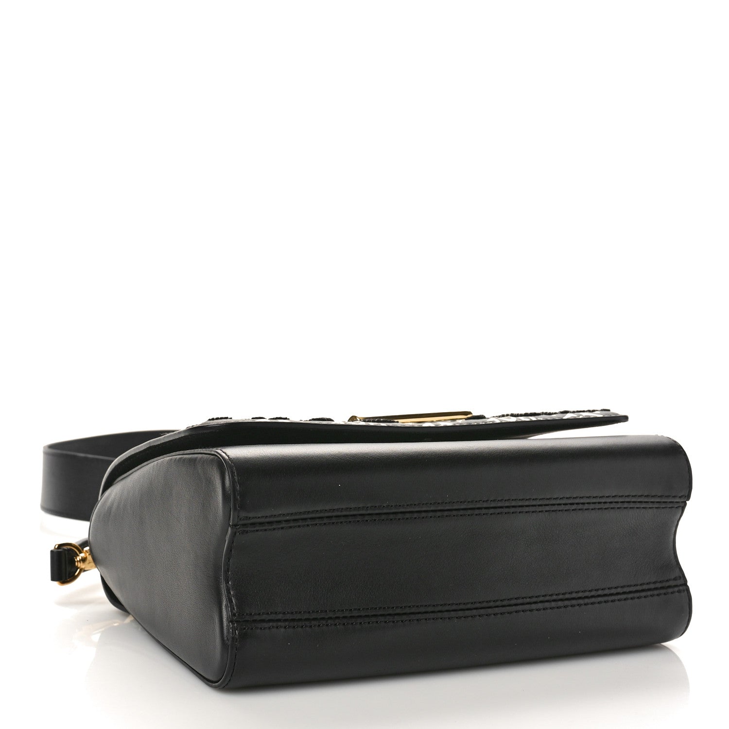 Louis Vuitton Calfskin Since 1854 Embroidered Twist MM Black 5 of 10