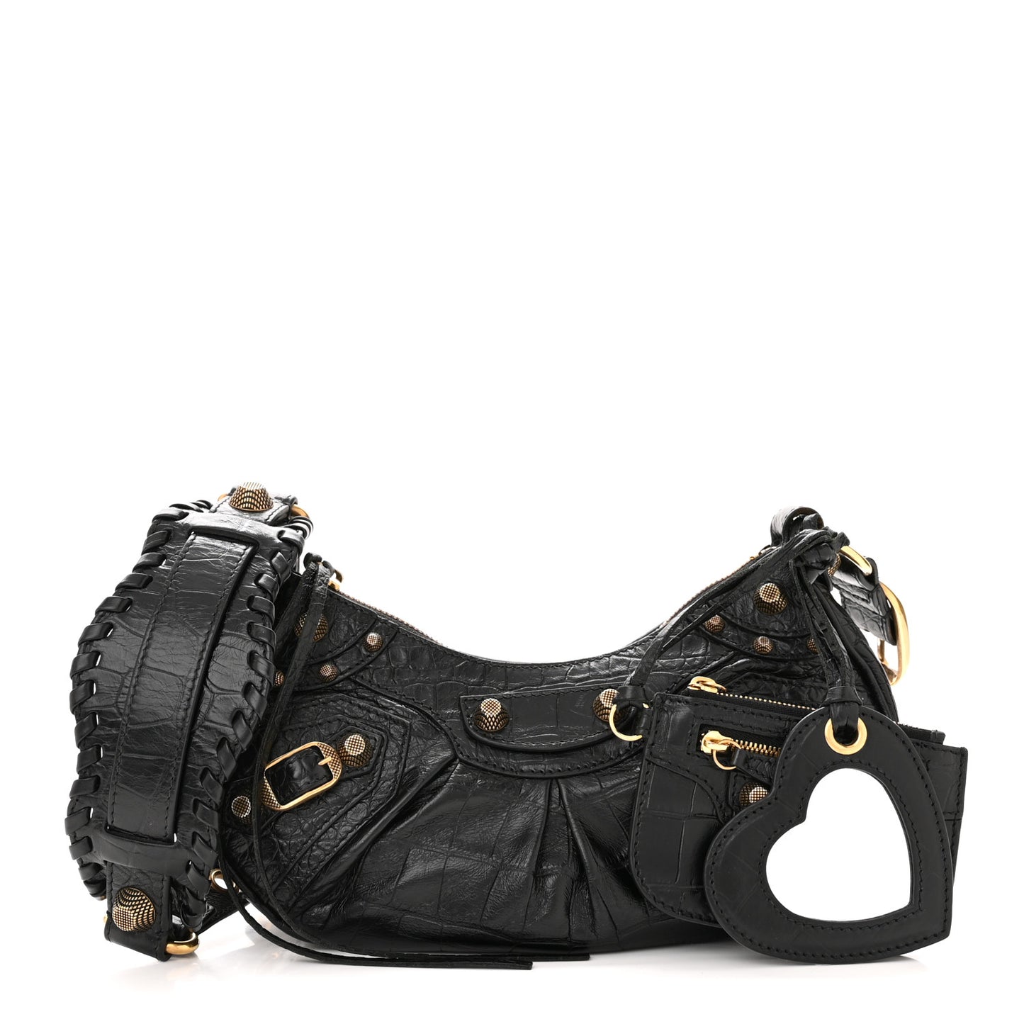 Agneau Arena Le Cagole Shoulder Bag XS Black