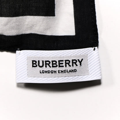 Burberry Cotton TB Print Oblong Scarf Archive Beige Orange 2 of 4