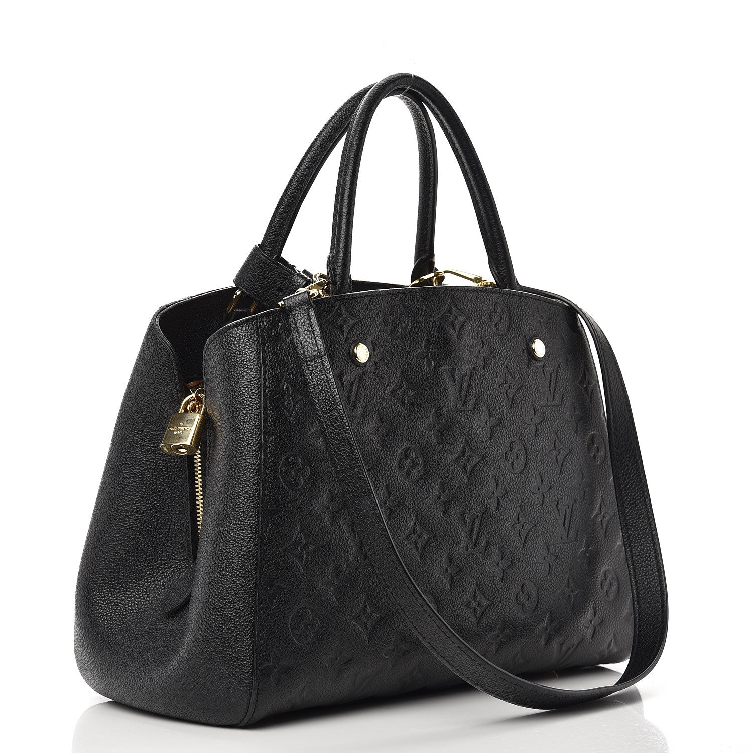 Louis Vuitton Empreinte Montaigne MM Black 4 of 10
