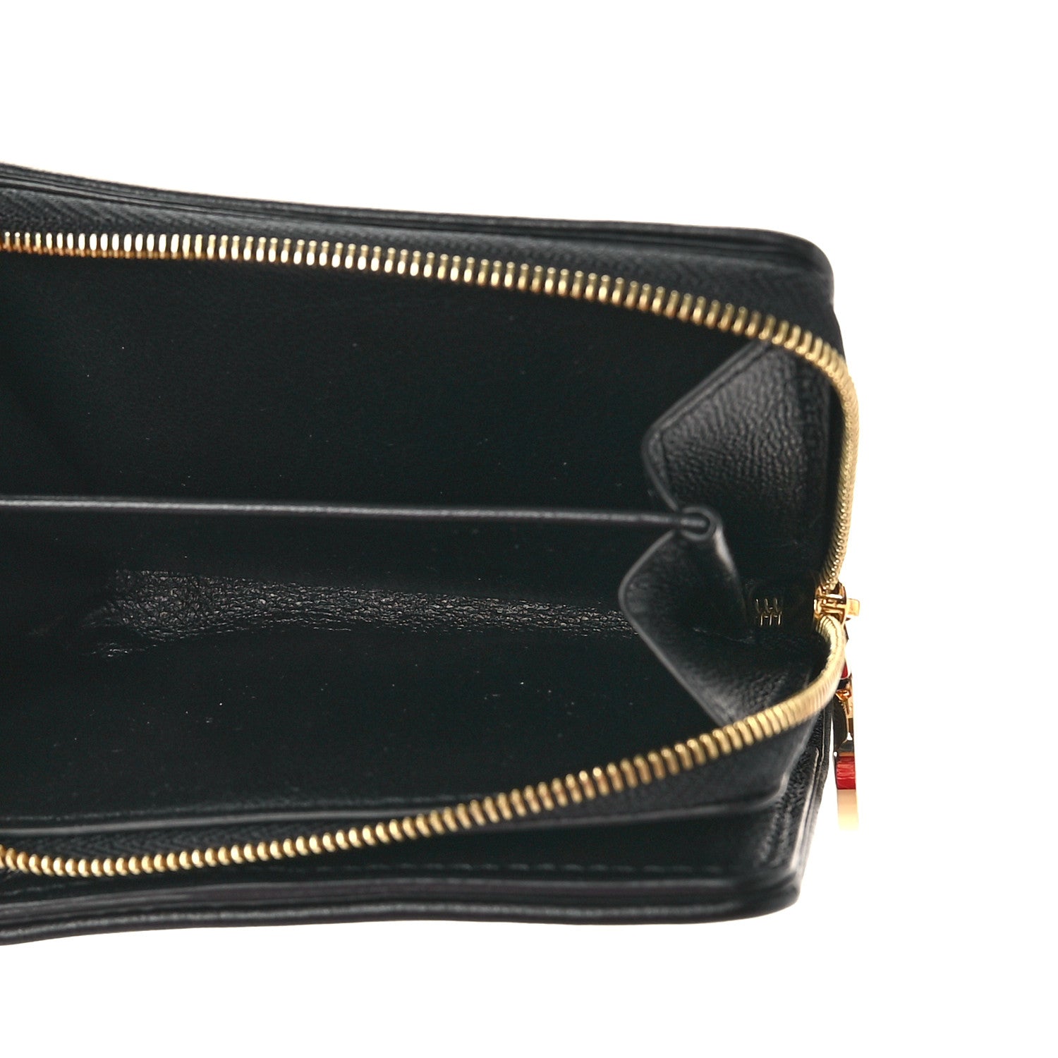 Louis Vuitton Lambskin Embossed Monogram Lou Coussin Wallet Black 5 of 9