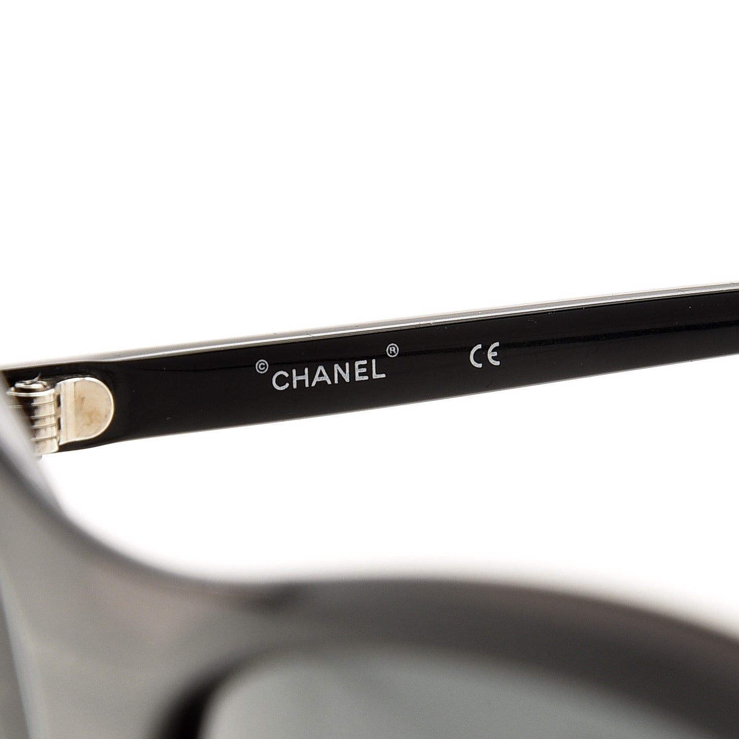 Chanel Shield Butterfly Runway Sunglasses S1617 Black 5 of 7