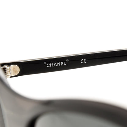 Chanel Shield Butterfly Runway Sunglasses S1617 Black 5 of 7