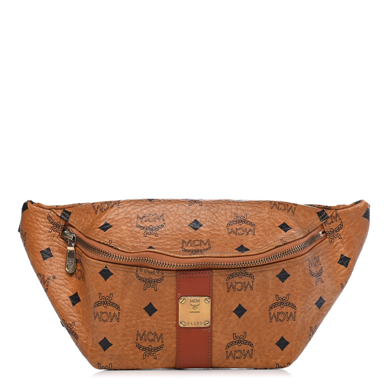 MCM Visetos Belt Bag Cognac 1 of 9