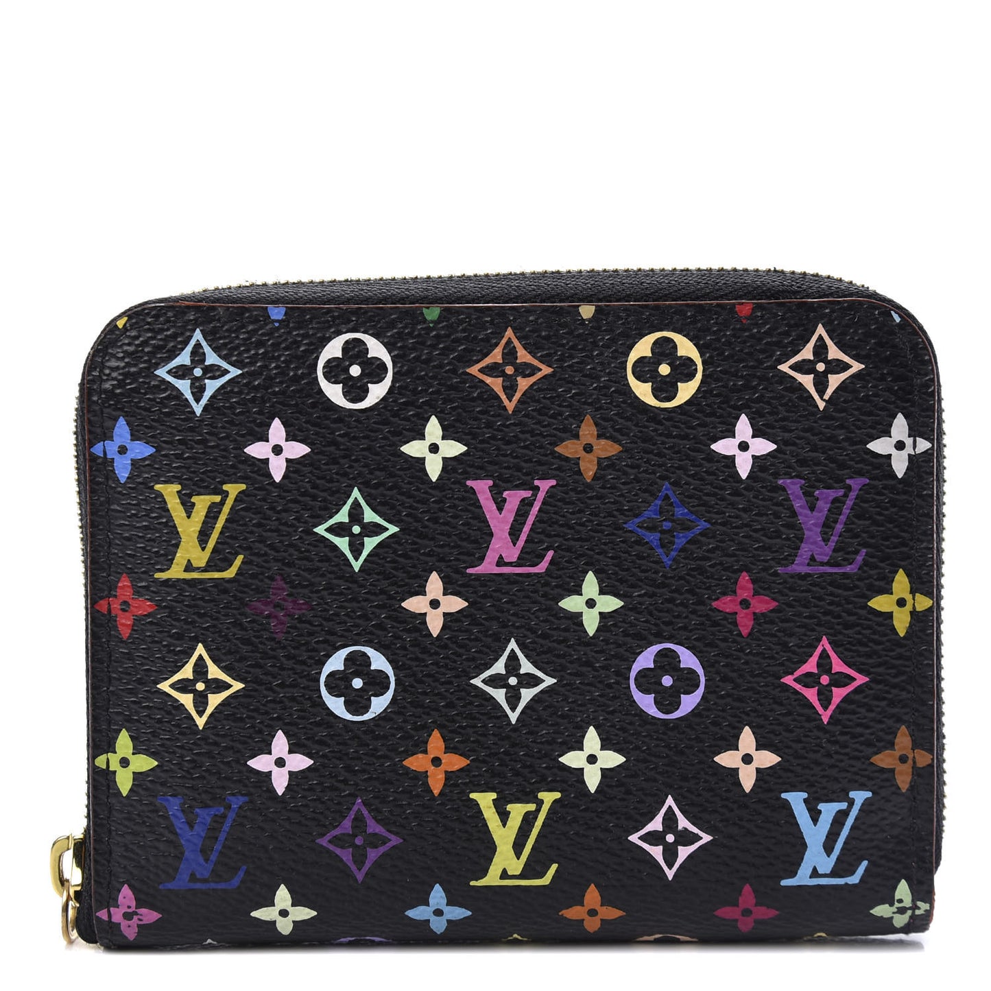 Monogram Multicolor Zippy Coin Purse Black Grenade