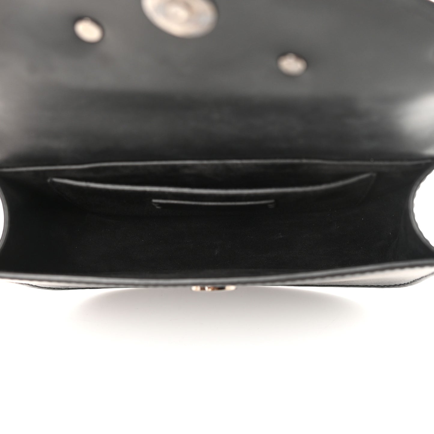 Calfskin Supervee Belt Bag Black