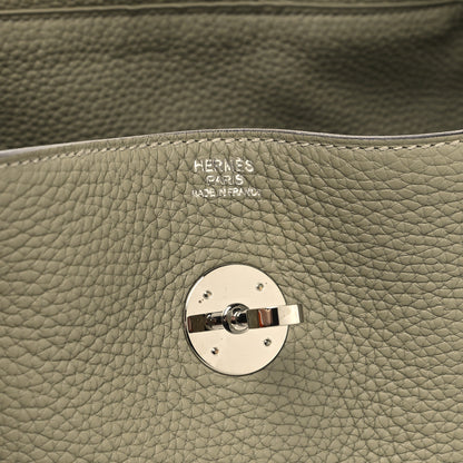 Hermes Taurillon Clemence Lindy 30 Sauge 6 of 12