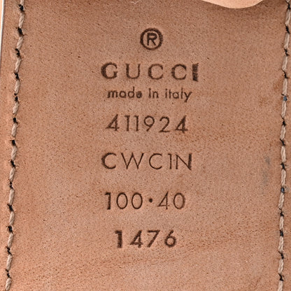 Gucci Guccissima Signature Interlocking G 40mm Belt 100 40 Thunder 3 of 6