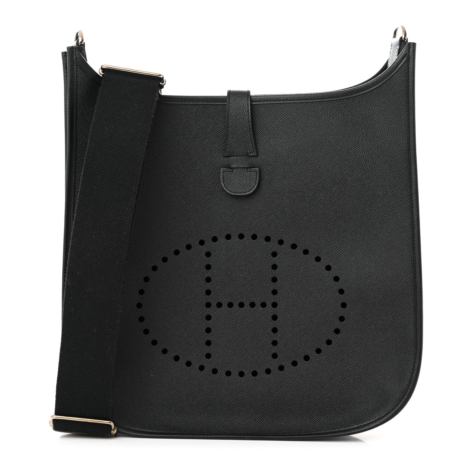 Hermes Soft Epsom Evelyne III GM Black 1 of 10