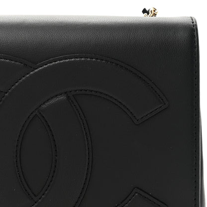 Chanel Lambskin CC Mania Flap Bag Black 8 of 10