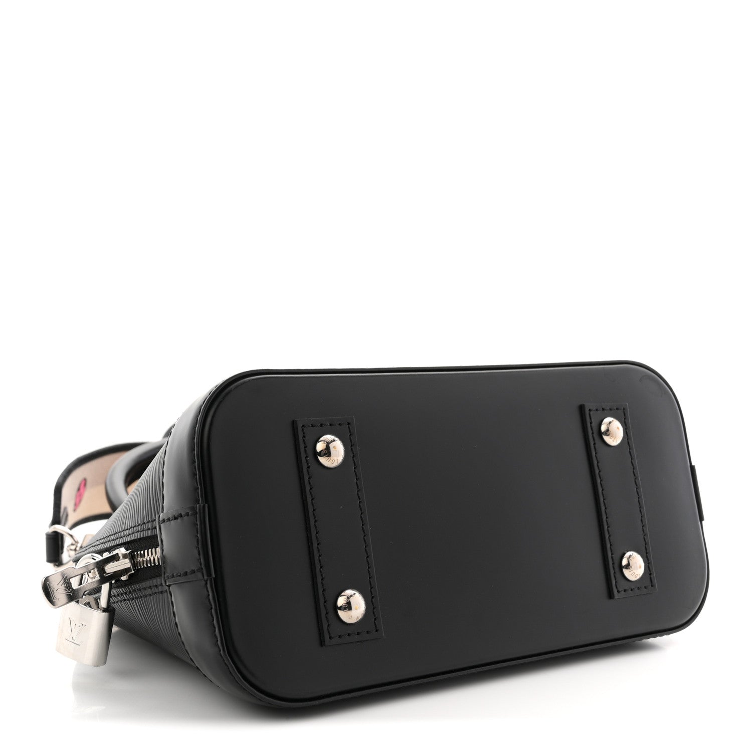 Louis Vuitton Epi Jacquard Alma BB Black 4 of 11