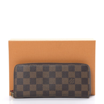 Louis Vuitton Damier Ebene Clemence Wallet Cherry 9 of 9