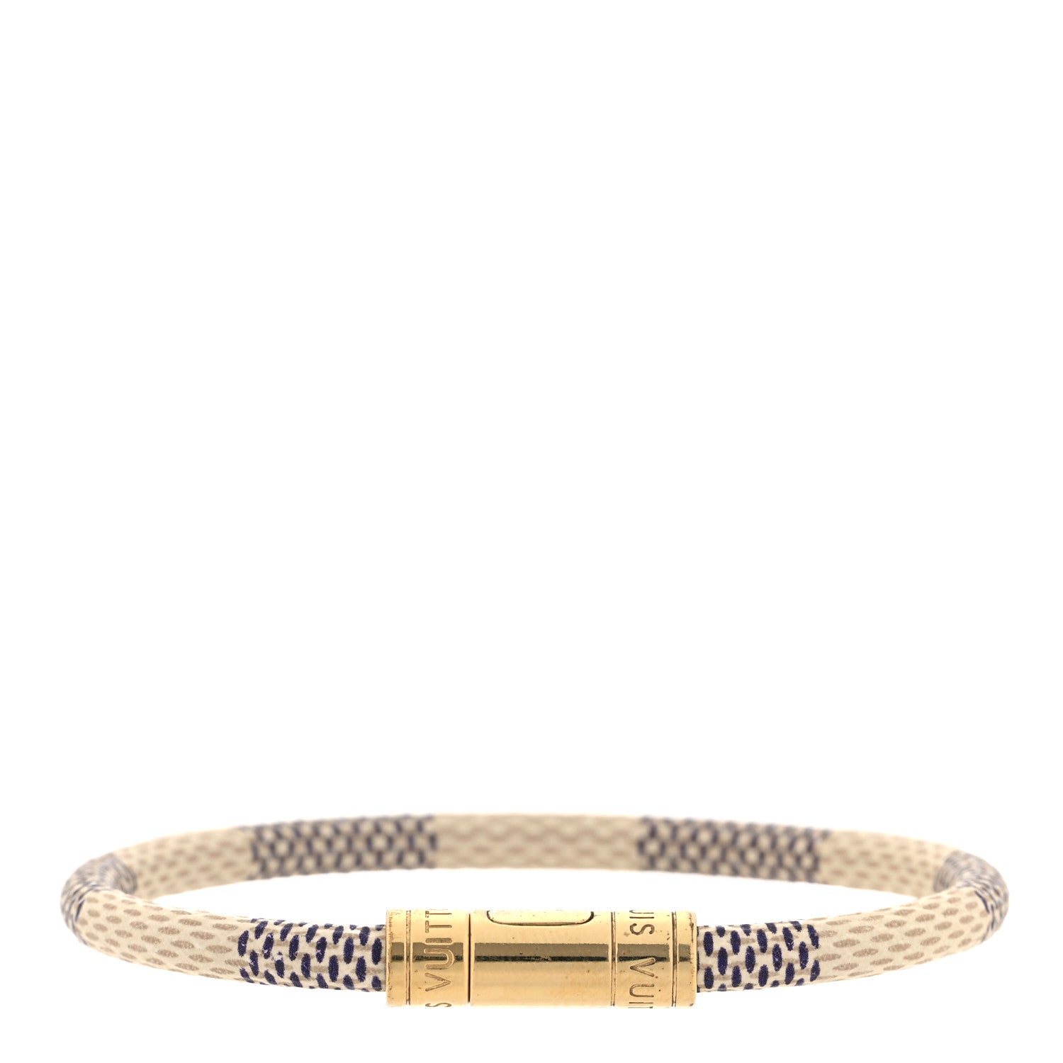 Louis Vuitton Damier Azur Keep It Bracelet 19 1 of 5