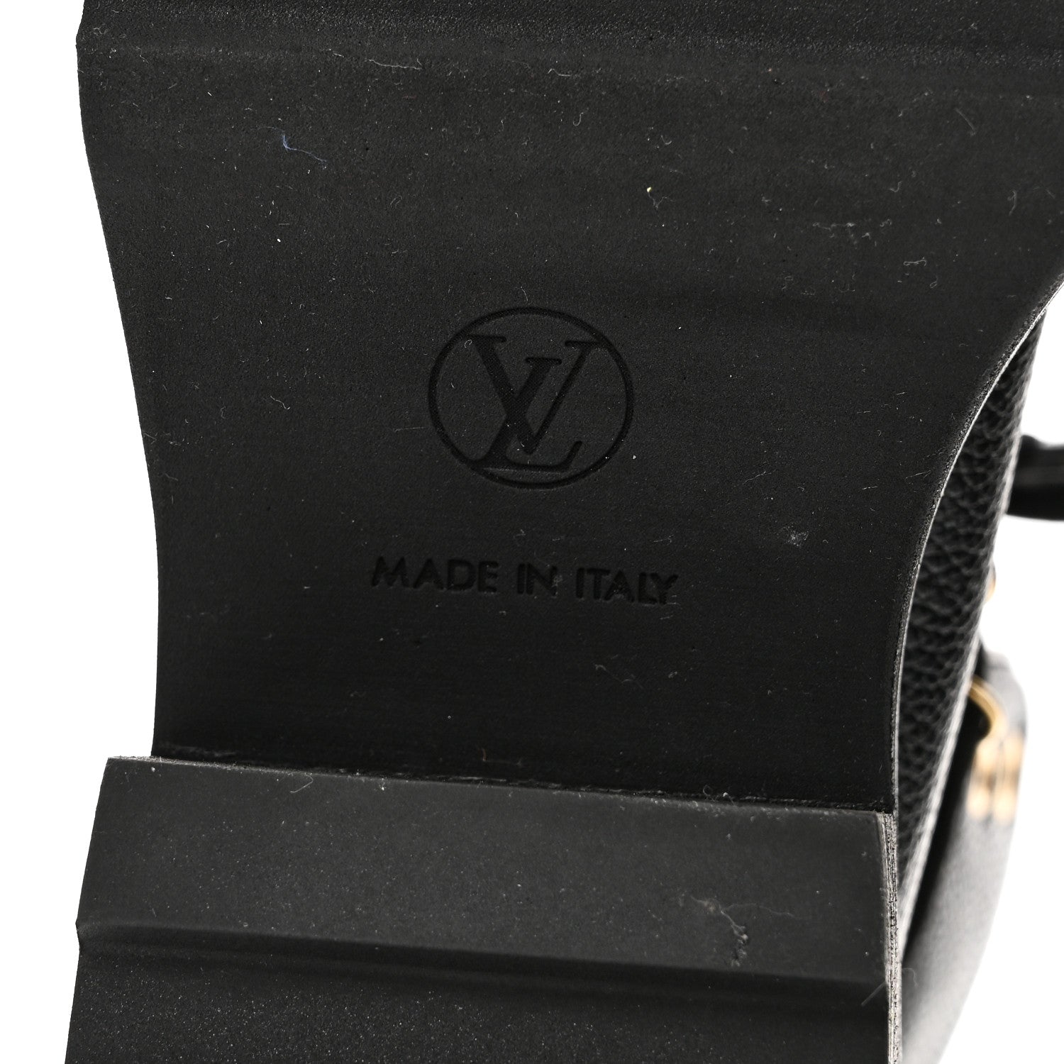 Louis Vuitton Grained Calfskin Shearling LV Beaubourg Ankle Boots 37.5 Black 8 of 9