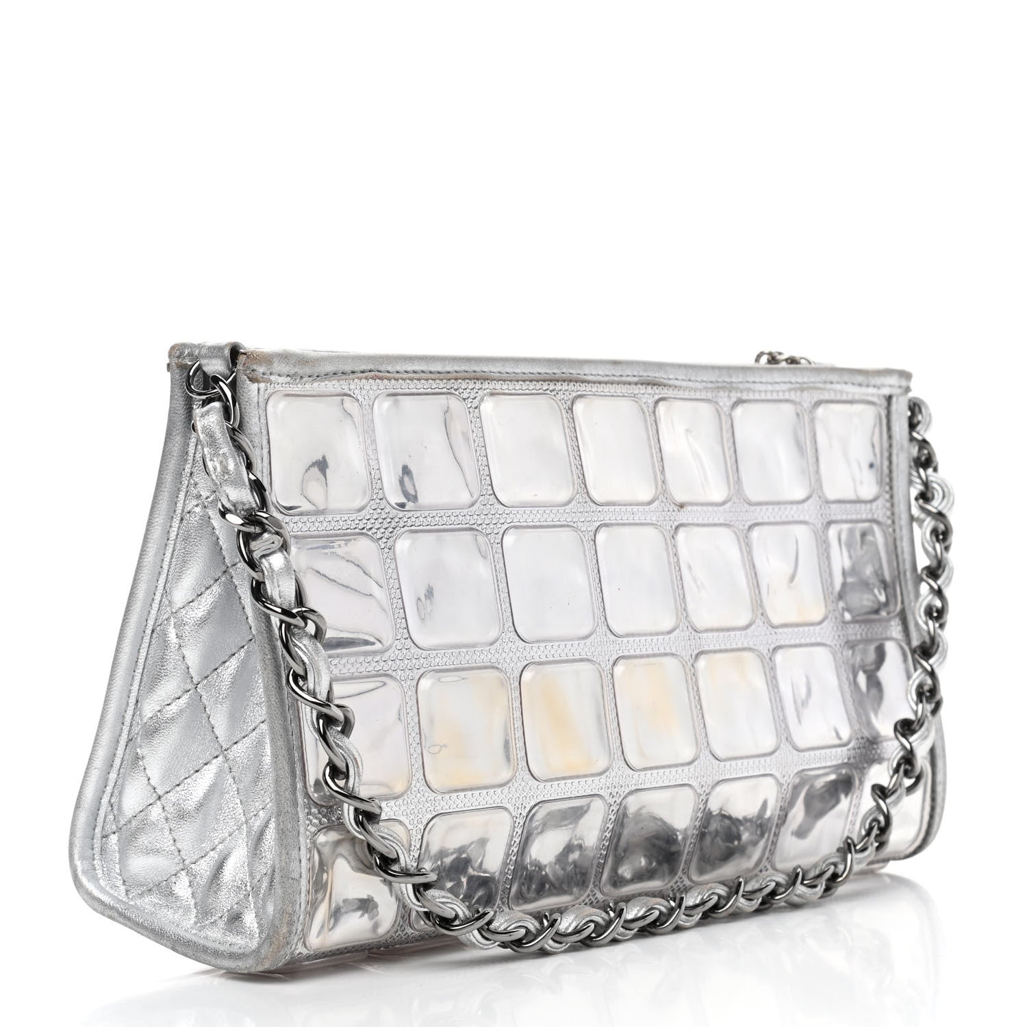 Chanel Vinyl Ice Cube Pochette 2 of 4