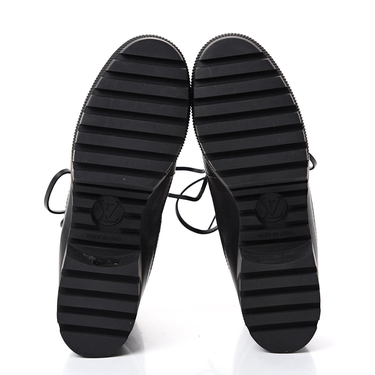 Louis Vuitton Suede Calfskin Catogram Laureate Platform Desert Boots 38.5 Black Marron 5 of 10
