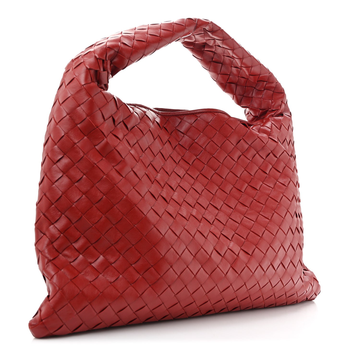 Calfskin Intrecciato Small Hop Rosewood