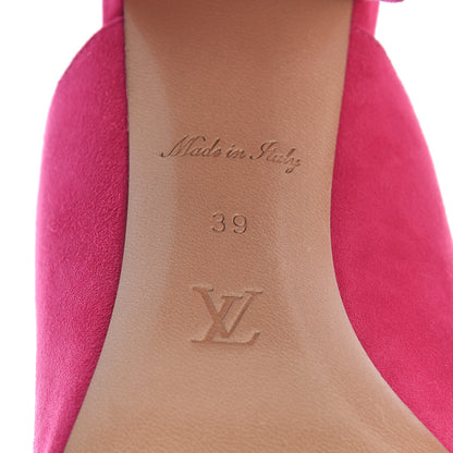 Louis Vuitton Suede Bahiana Mules 39 Fuchsia 6 of 9