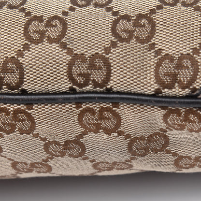 Gucci Monogram Medium New Britt Hobo Dark Brown 14 of 18