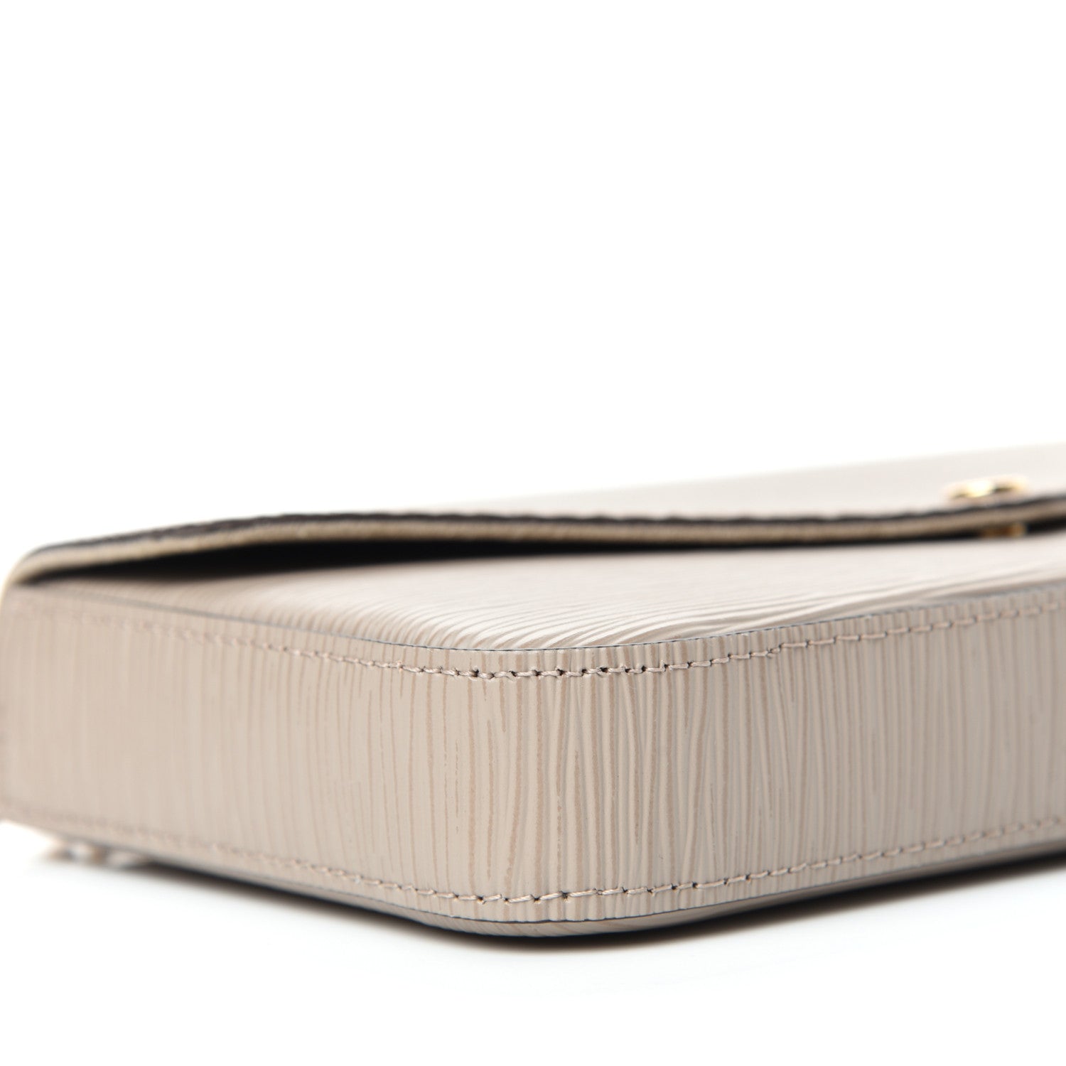 Louis Vuitton Epi Felicie Pochette Chain Wallet Galet 8 of 10