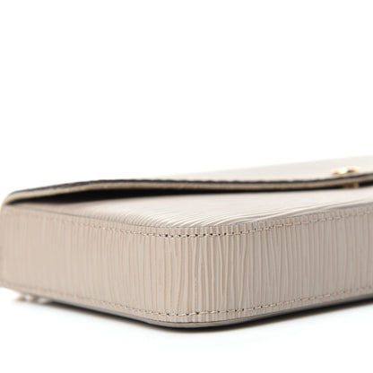Louis Vuitton Epi Felicie Pochette Chain Wallet Galet 8 of 10