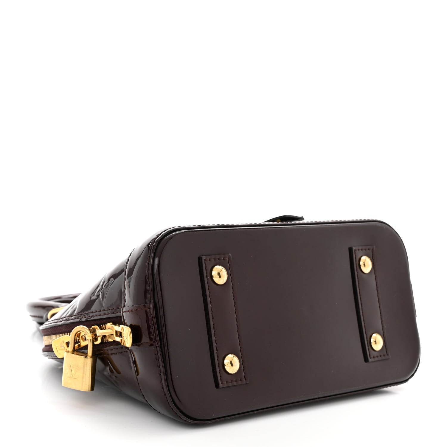 Louis Vuitton Vernis Alma BB Amarante 4 of 10