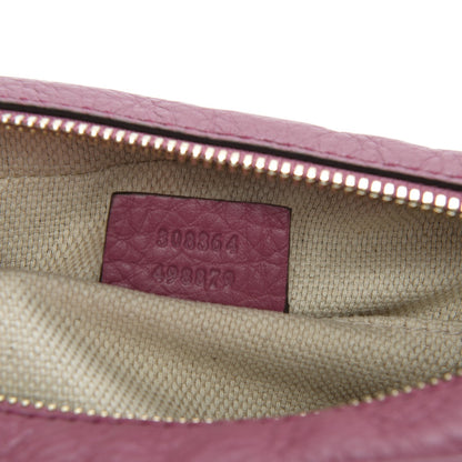 Gucci Pebbled Calfskin Small Soho Disco Bag Peonia Flower 7 of 7