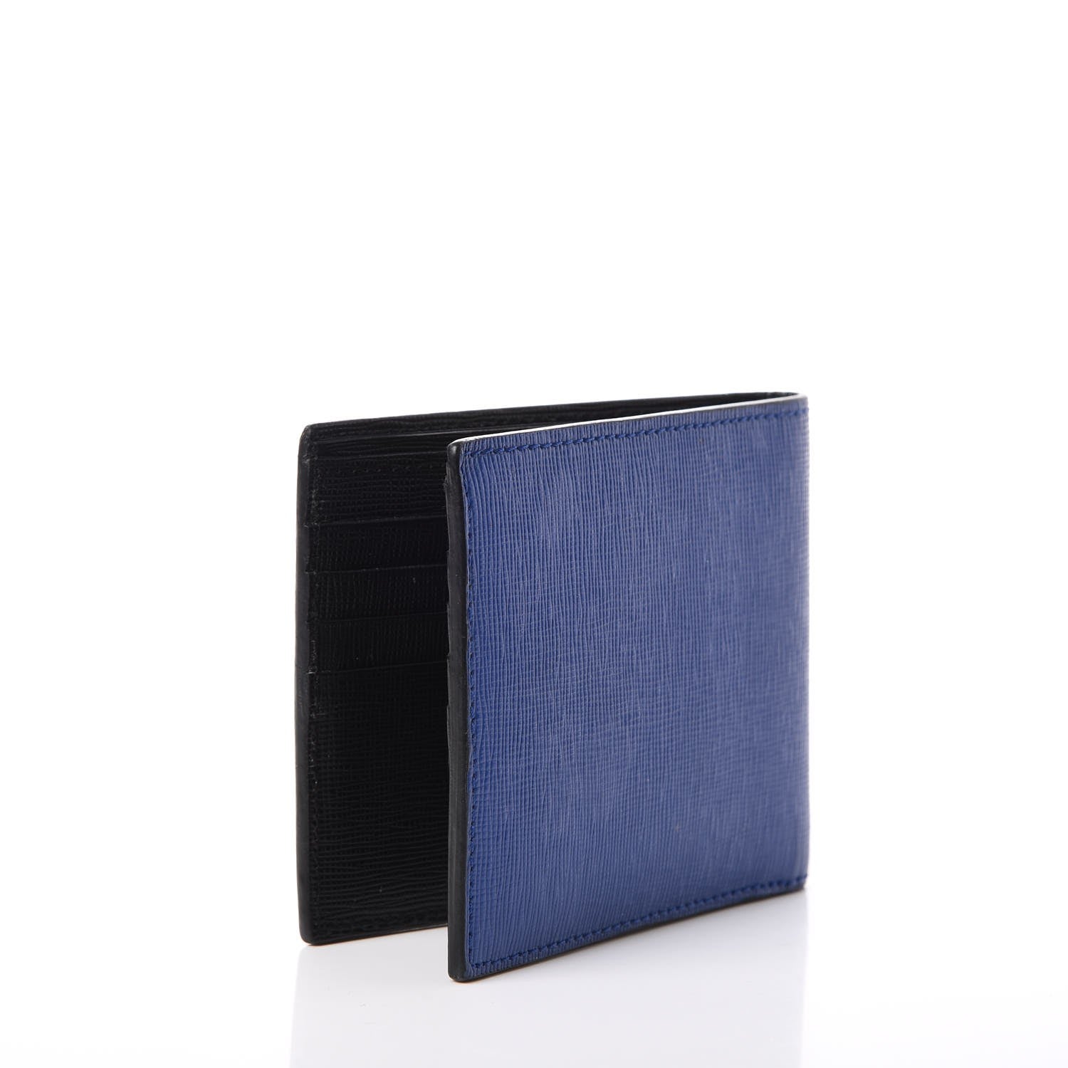 Fendi Vitello Elite Monster Eyes Wallet Blue Neon Multicolor 3 of 9