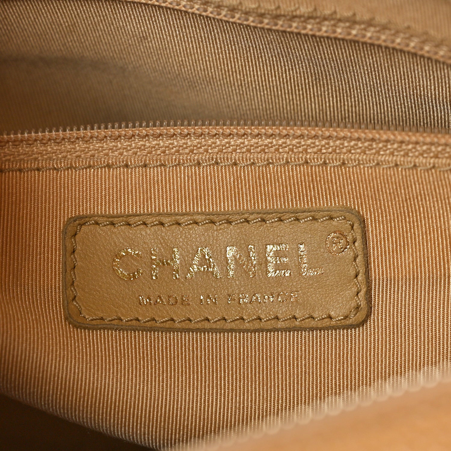 Chanel Caviar Quilted Hobo Beige 6 of 10