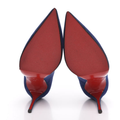 Christian Louboutin Veau Velours So Kate 120 Pumps 36 Navy 7 of 10