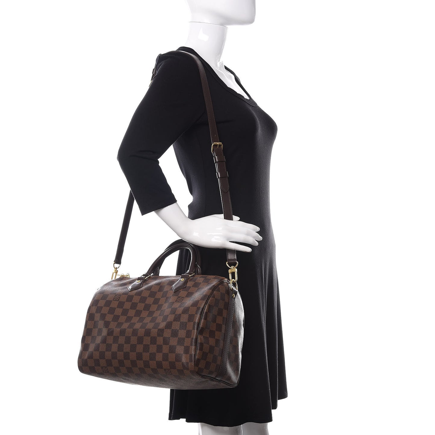 Damier Ebene Speedy Bandouliere 30