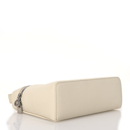 Loro Piana Grained Calfskin L19 Extra Pocket Pouch Whisper White 4 of 9