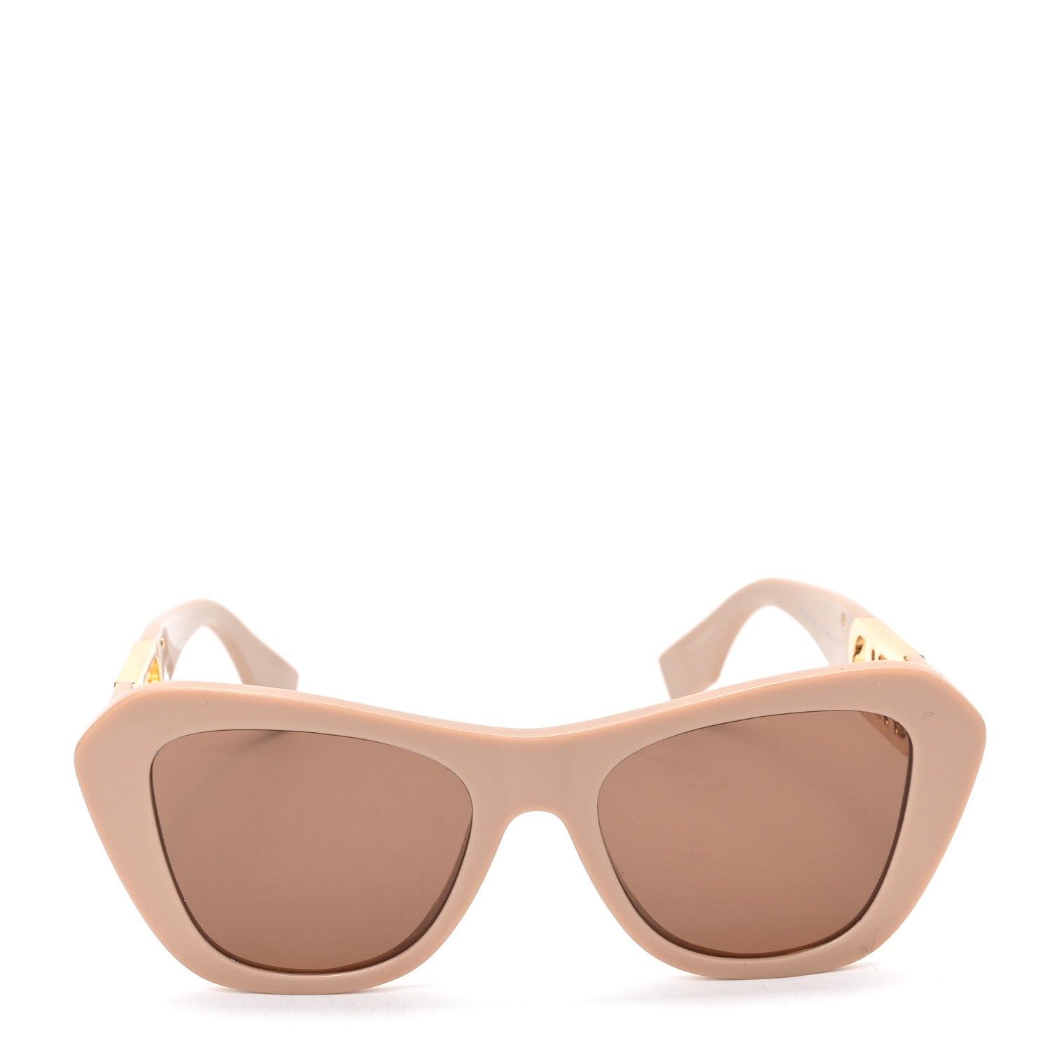 Fendi Acetate O'Lock Cat Eye Sunglasses FE40064I Beige 2 of 6