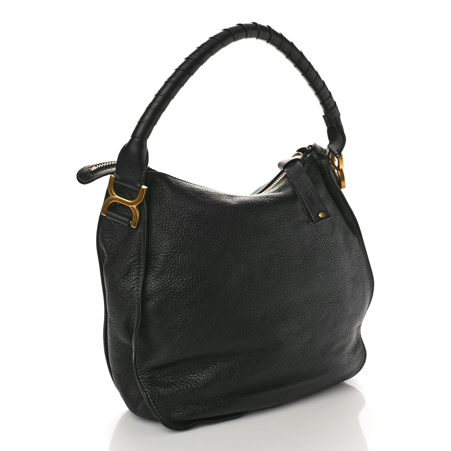 Calfskin Medium Marcie Hobo Black