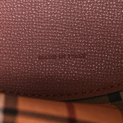 Burberry Calfskin Small Lorne Bucket Crossbody Light Elderberry 9 of 9